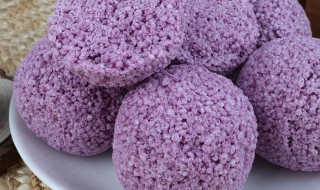 花生紫米球的做法窍门 花生紫米球的做法