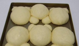 椰蓉花朵面包 椰蓉奶黄馅花脸熊面包的做法