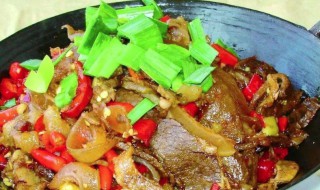干锅牛肉的家常做法川味 干锅牛肉的家常做法