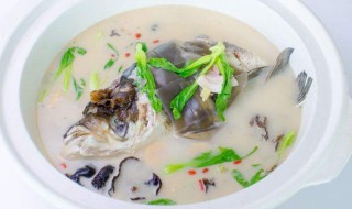 鱼头炖汤怎么做好吃 清炖鱼头汤怎么做又浓又白