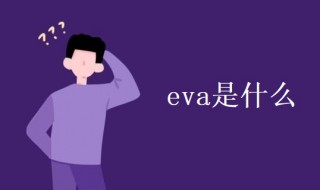 eva是什么 eva是什么意思