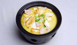 咸鱼虾皮炖豆腐的家常做法