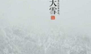 大雪的时候吃什么（大雪的时候吃什么食物）