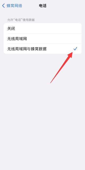 iPhone13怎么设置打电话不断网