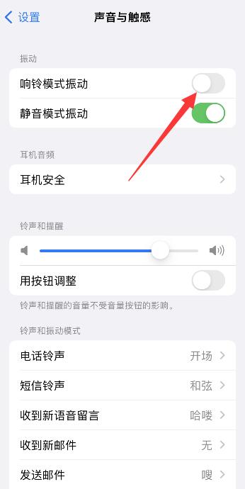 iPhone13的拨号音取消不了