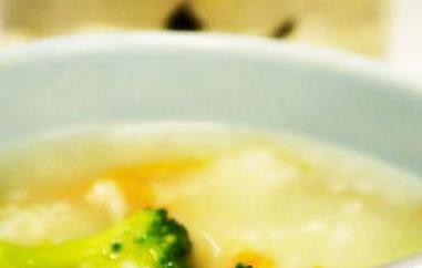 蛤蜊西兰花大米粥的材料和做法步骤（西兰花花蛤汤）