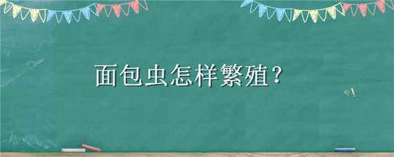 面包虫怎样繁殖