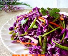 包紫菜怎么凉拌? 凉拌紫包菜的方法步骤教程