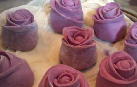 紫薯玫瑰花馒头的做法（紫薯玫瑰花馒头的做法和配方）