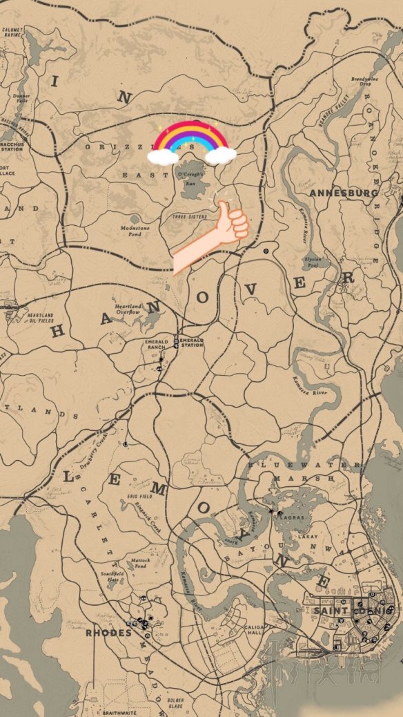 荒野大镖客2老兵任务位置地图标注 荒野大镖客2地图标点