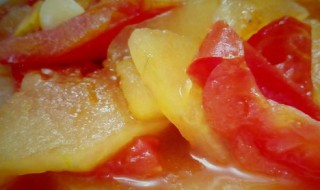 冬爪炒西红柿怎么做好吃 番茄冬瓜的做法大全