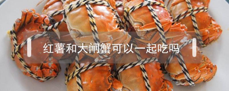 闸蟹能和红薯一起吃吗 红薯和大闸蟹可以一起吃吗
