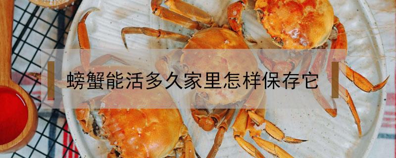 螃蟹能活多久家里怎样保存它 螃蟹怎样保存能活时间长