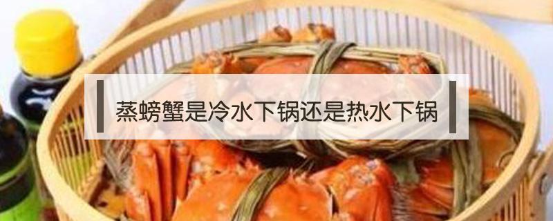 蒸螃蟹是冷水下锅还是热水下锅（蒸大闸蟹的正确方法）