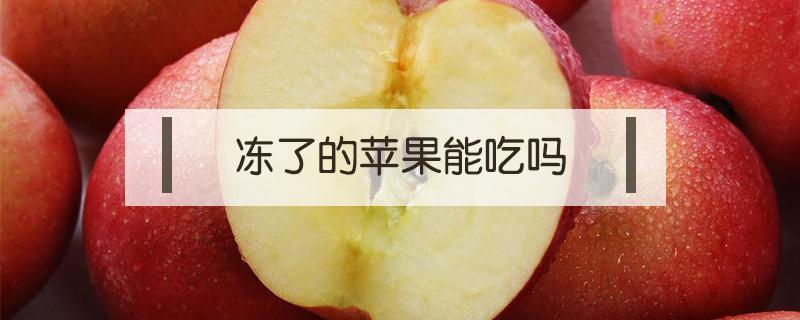冻了的苹果能吃吗 冻了的苹果能吃吗?