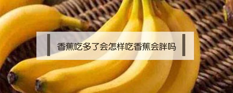 香蕉吃多了会肥胖吗 香蕉吃多了会怎样吃香蕉会胖吗