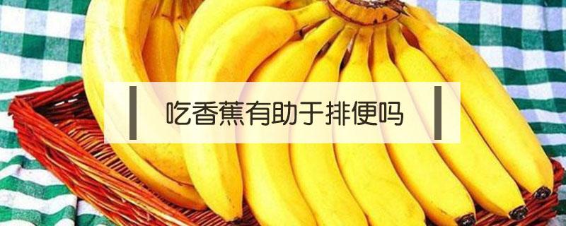 晚上吃香蕉有助于排便吗 吃香蕉有助于排便吗
