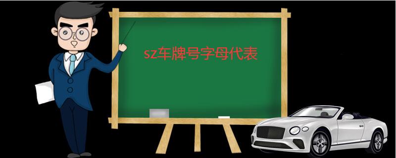 sz车牌号字母代表