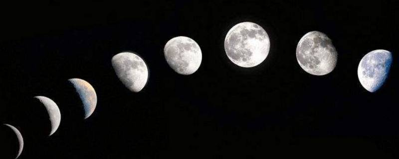 月亮形状的逐日变化 月亮位置的逐日变化和月亮形状的逐日变化