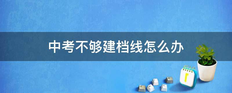 中考不到建档线怎么办 中考不够建档线怎么办