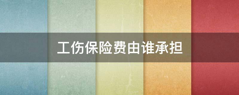 社保里面的工伤保险费用是由谁承担 工伤保险费由谁承担