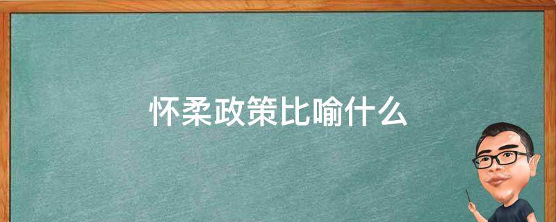 怀柔政策 怀柔政策比喻什么