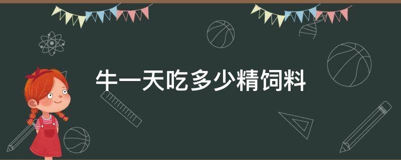 一头牛一天吃多少精饲料 牛一天吃多少精饲料