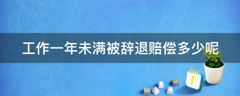 工作一年未满被辞退赔偿多少呢 工作一年未满被辞退赔偿多少呢