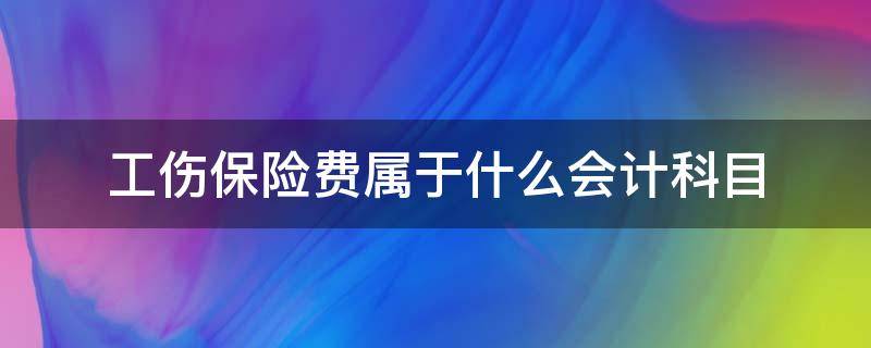 工伤保险费属于什么会计科目（工伤保险费用计入会计科目）