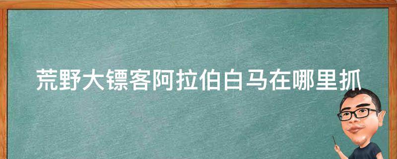 荒野大镖客阿拉伯白马在哪里抓（荒野大镖客2阿拉伯白马具体位置）