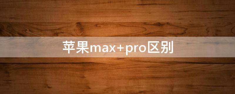 苹果max（苹果max哪一年出的）