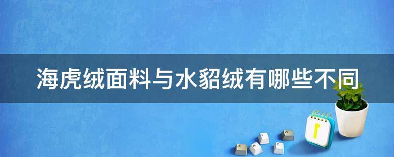 海虎绒面料与水貂绒有哪些不同 海虎绒面料与水貂绒有哪些不同呢