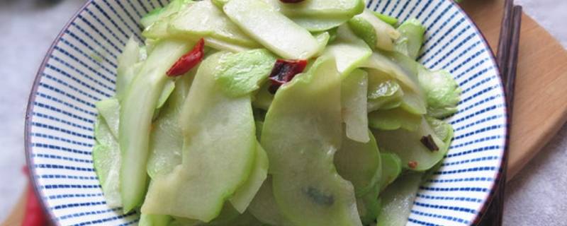 佛手瓜的腌制方法如下 腌制的佛手怎么吃