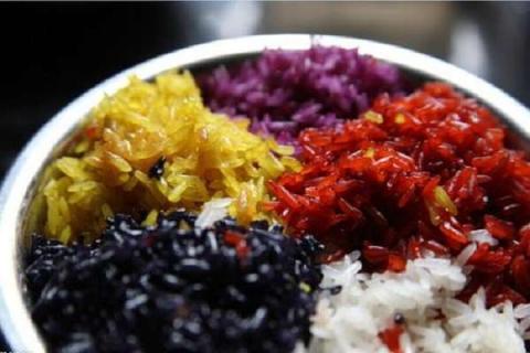 五彩米饭是哪五种植物 吃五彩米饭对身体好吗