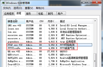 防止PPTV网络电视偷跑P2P流量的方法