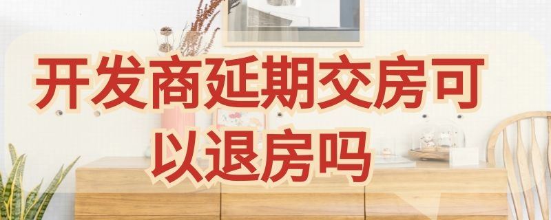 开发商延期交房可以退房吗 开发商延期交房可以退房吗一般能胜诉吗