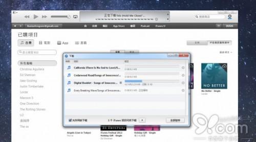 在PC端iTunes中如何重新下载已购项目?