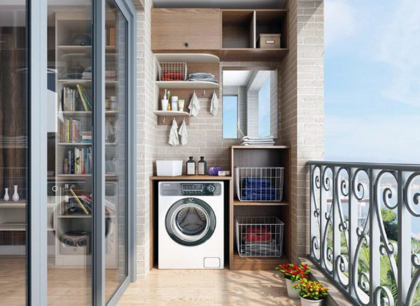 阳台柜用什么材料好 阳台洗衣机柜怎么安装
