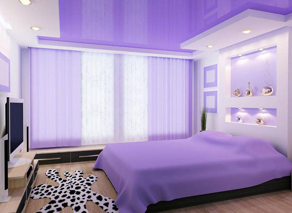 紫色房间的配色技巧 来看优雅典范