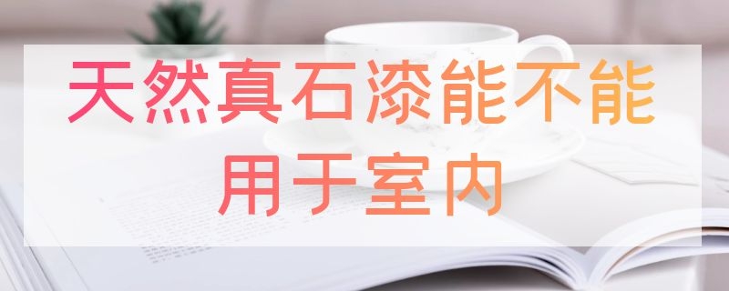 天然真石漆能不能用于室内