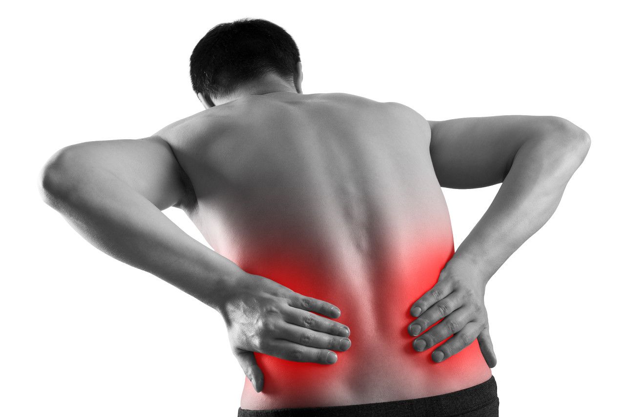 肾结石背痛位置图