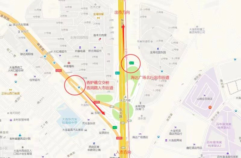 大连东快路上桥口限号吗 大连东快路不限号的上桥口