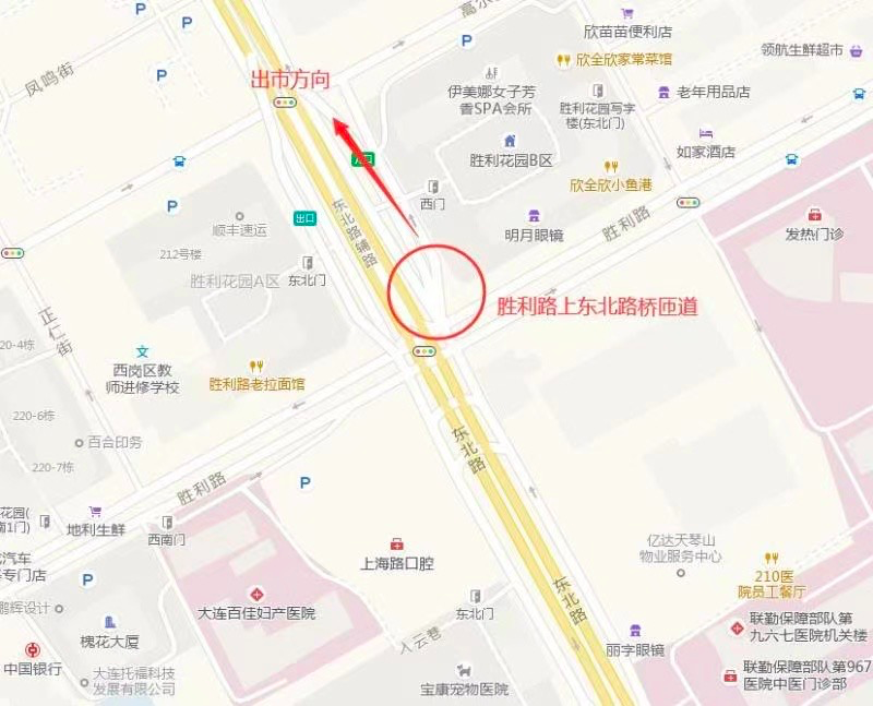 大连东快路上桥口限号吗 大连东快路不限号的上桥口