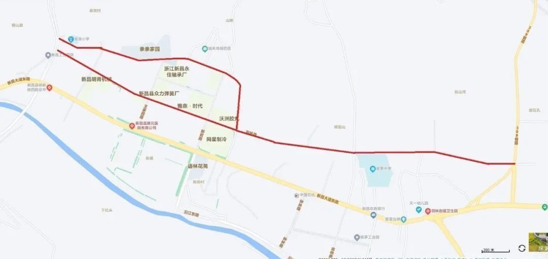 2022年绍兴新昌县羽林路及单家山路货车限行时间及范围