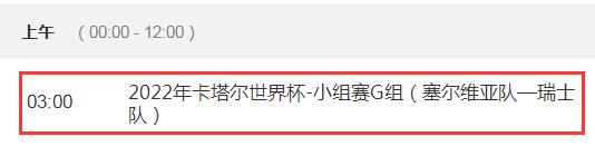 直播:瑞士vs西班牙几点结束 世界杯塞尔维亚vs瑞士几点直播时间