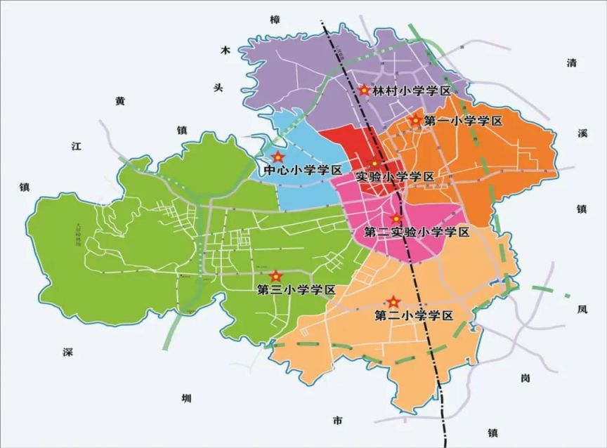 2023东莞塘厦春季小学户籍插班生学区分布