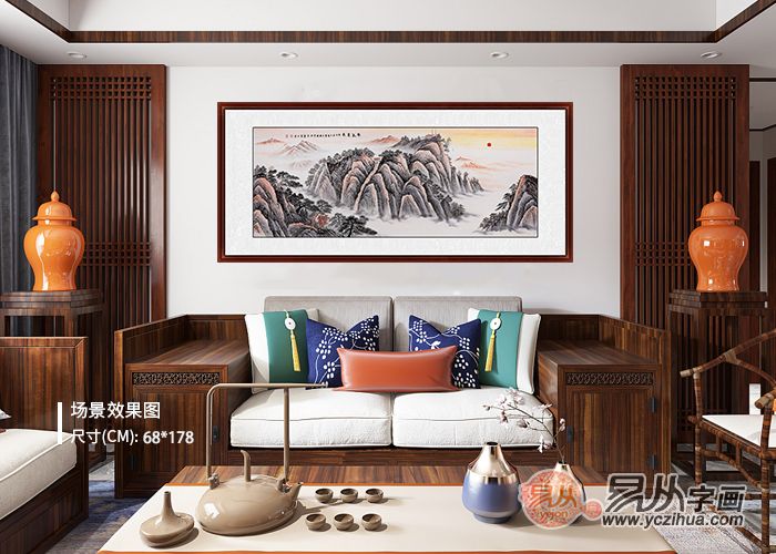 中式风格客厅挂什么字画 中式风格客厅该怎样挂画