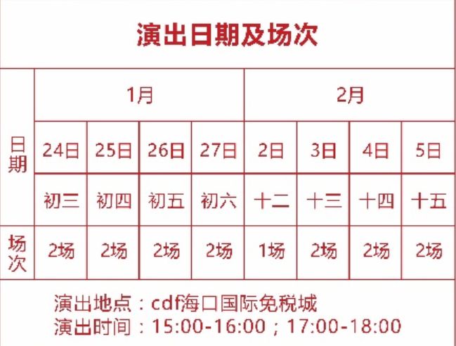 2023海口春节街头艺术展演时间及地点 2023海口春节街头艺术展演时间及地点图片