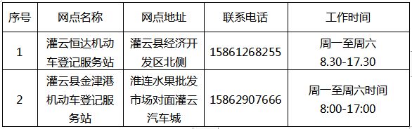 2023年连云港市灌云县电动二三轮车上牌指南