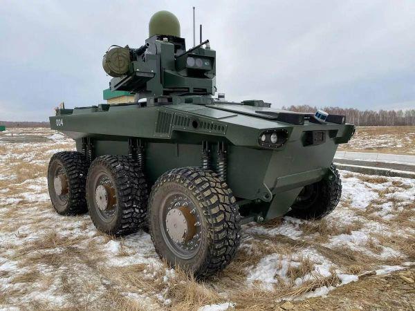 俄媒：俄罗斯4台“标记”战斗机器人抵达战场